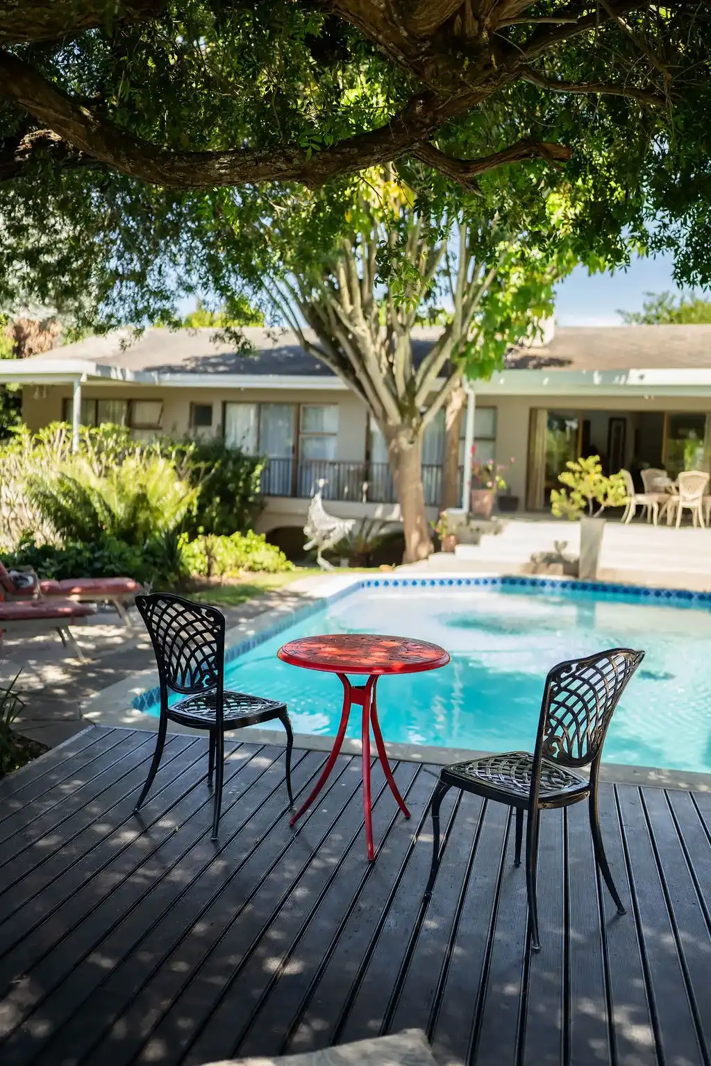 Piscine chaises